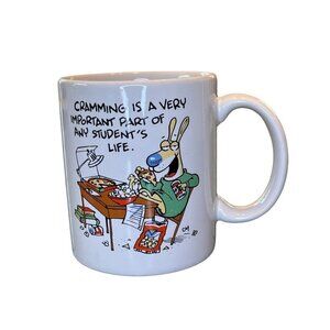 VINTAGE Shoebox Greetings‎ Hallmark Cramming Coffee Mug